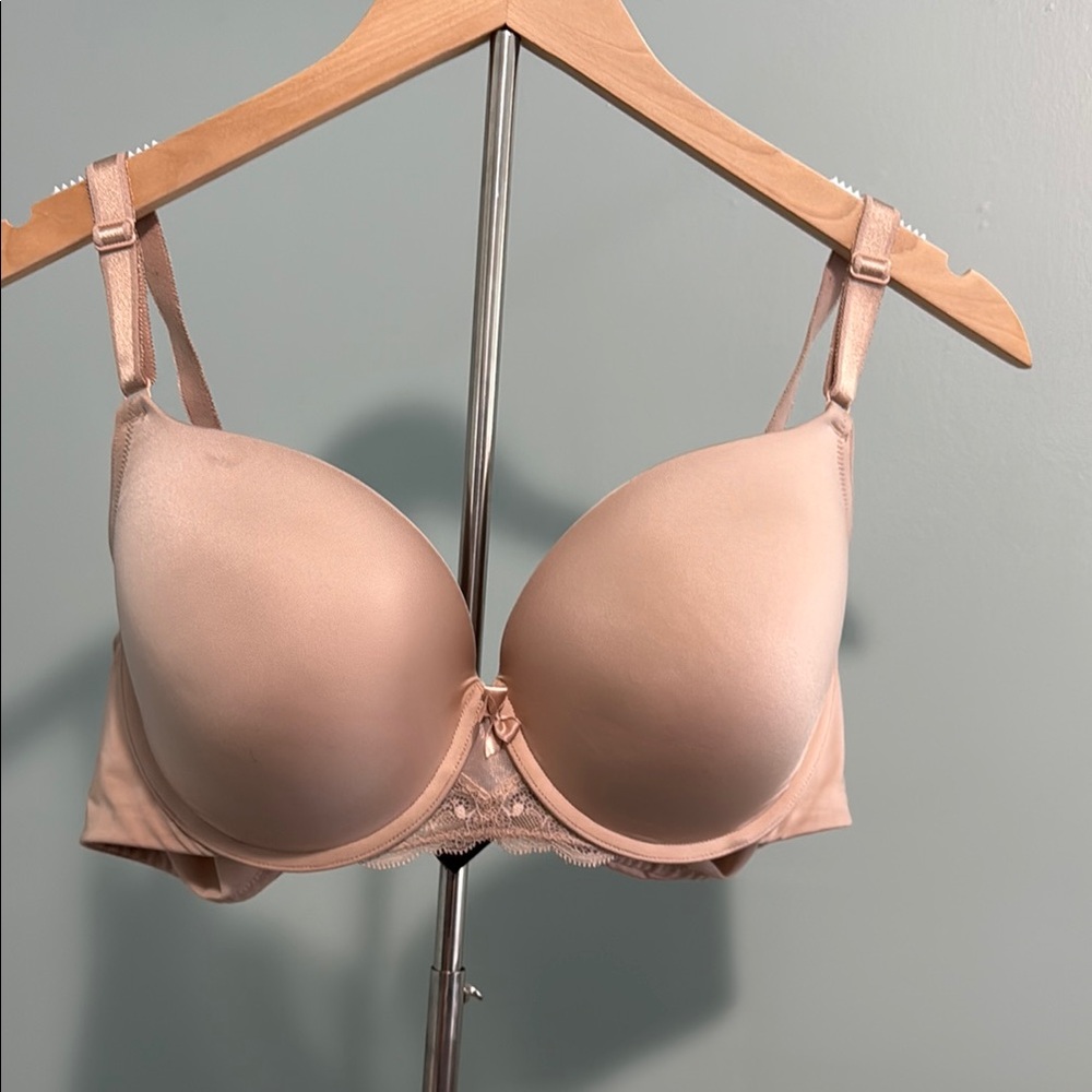 Torrid Cream T-Shirt Bra with Molded Cups